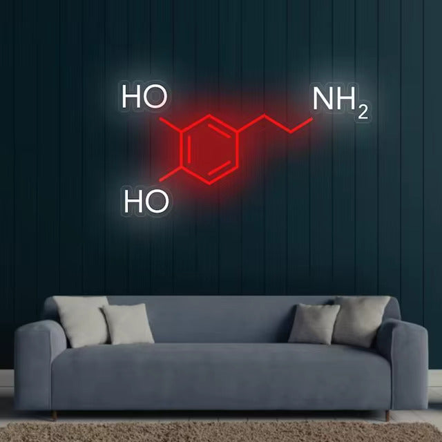 Chemistry Molecule LED Neon Sign