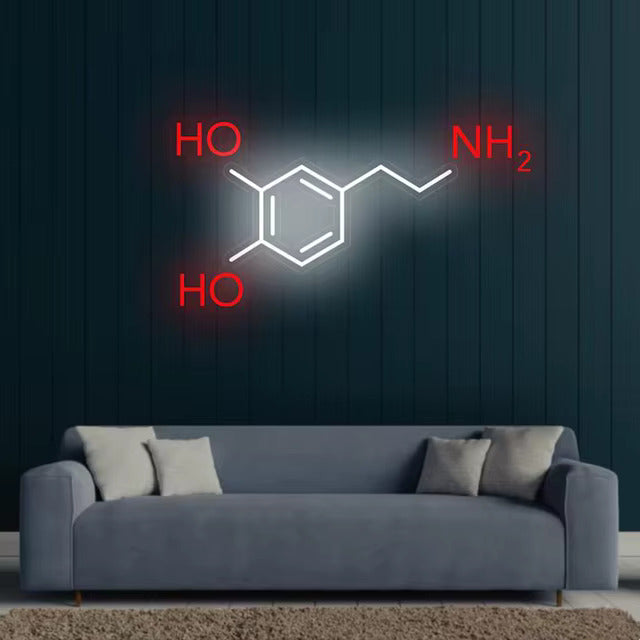 Chemistry Molecule LED Neon Sign