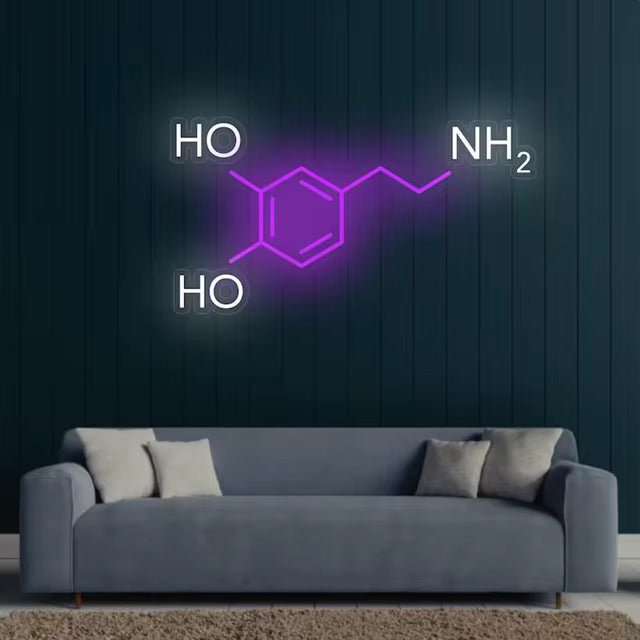 Chemistry Molecule LED Neon Sign