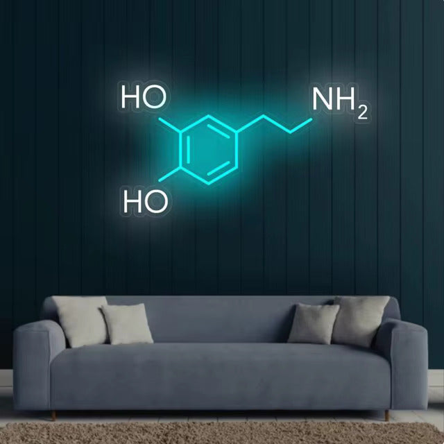 Chemistry Molecule LED Neon Sign