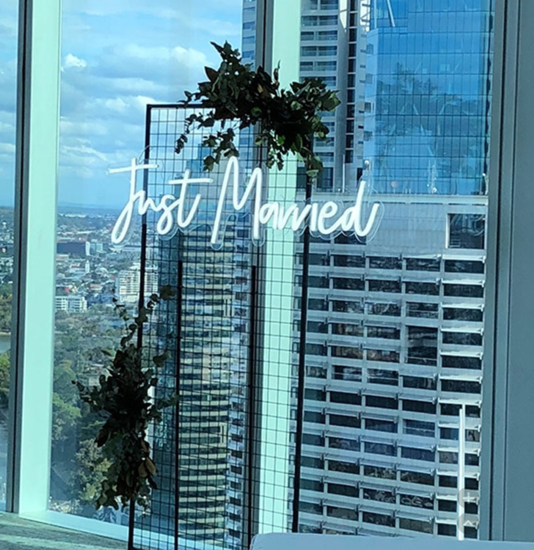 Just Married LED Neon Sign