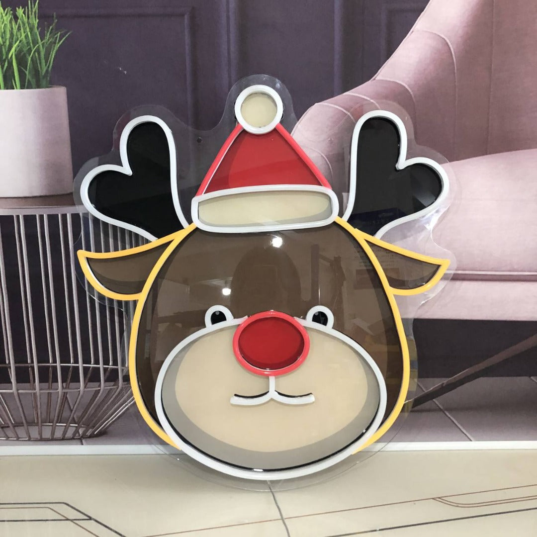 Christmas Deer LED Neon Sign