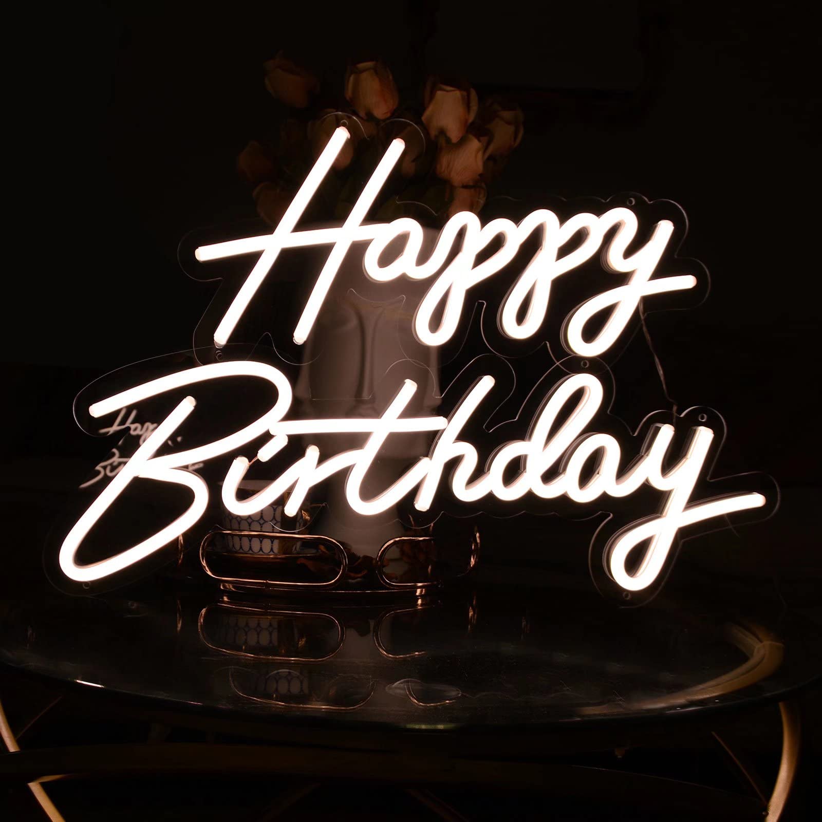 MINI Happy Birthday LED Neon Sign - 44cm
