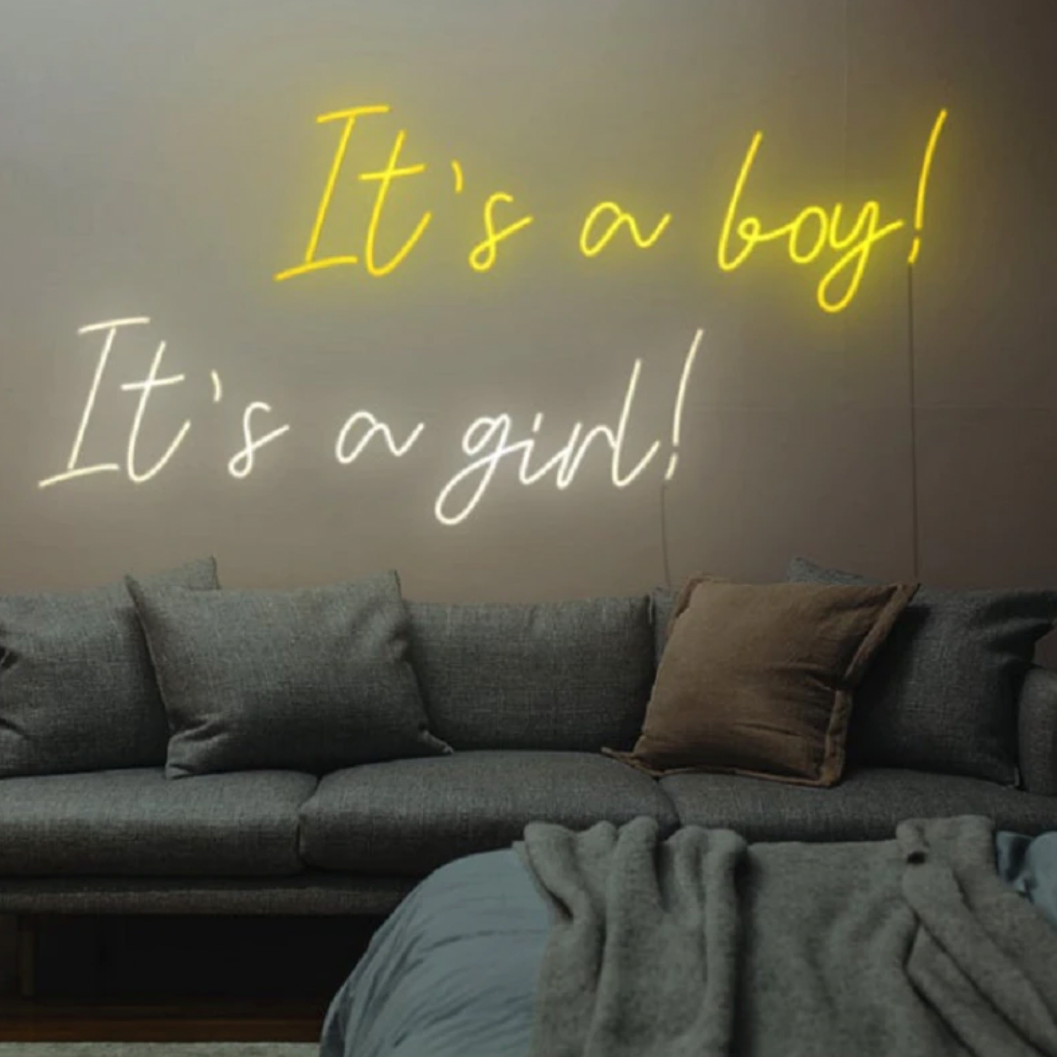 It's a boy / girl LED Neon Sign