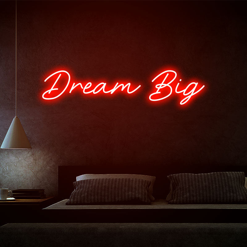 Dream big online light up sign