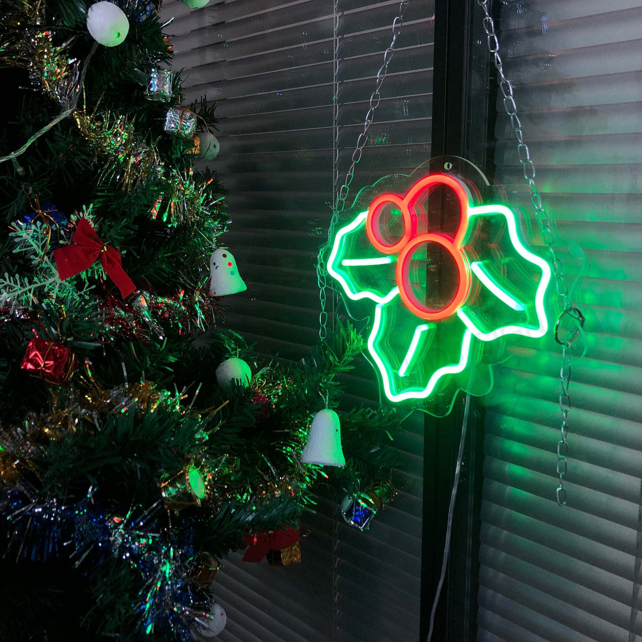 Christmas Wreath LED Neon Sign