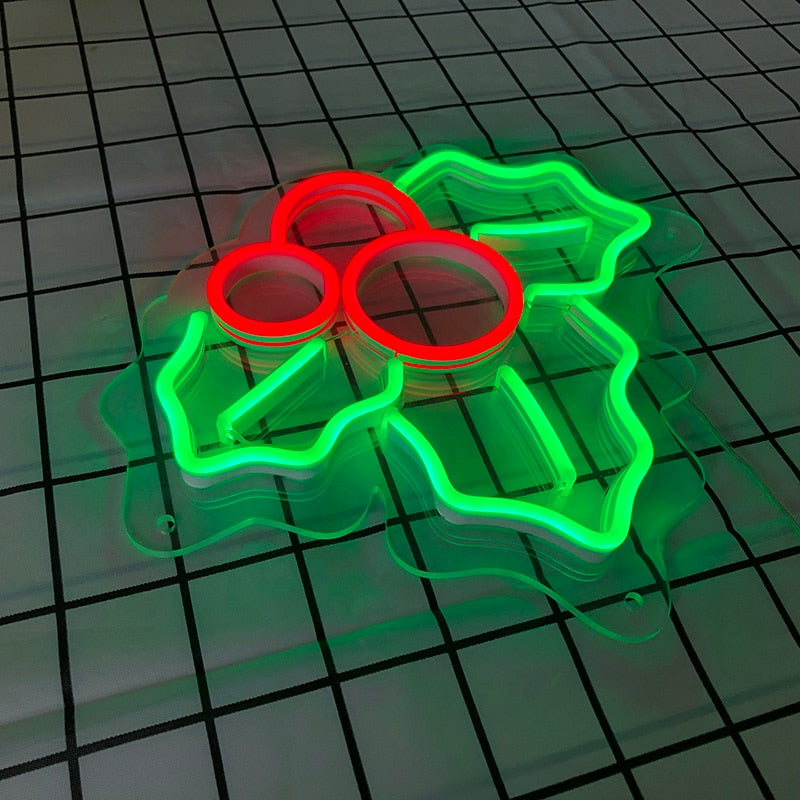 Christmas Wreath LED Neon Sign