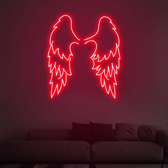 Angel Wings LED Neon Sign