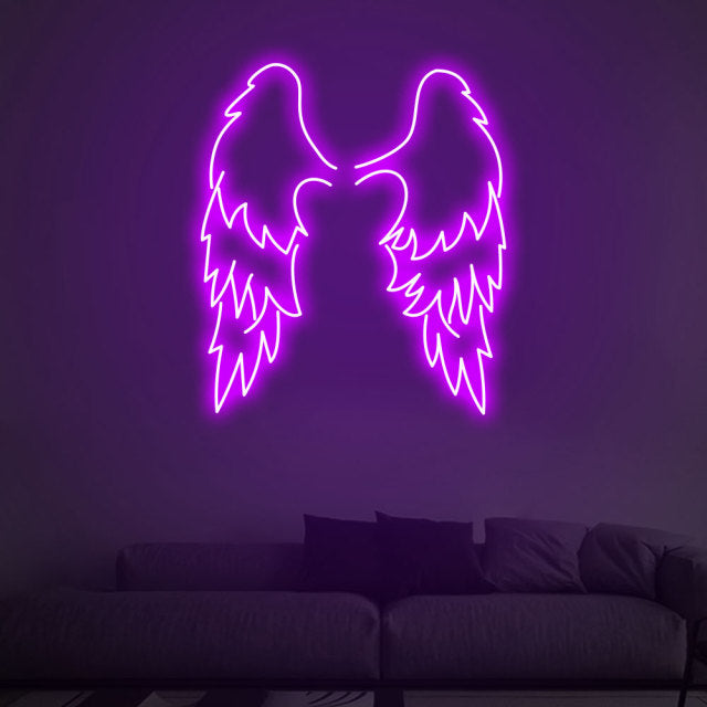 Angel Wings LED Neon Sign