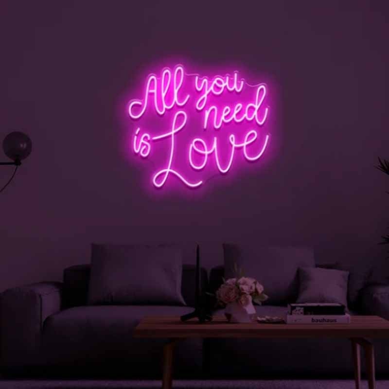All you need is Love LED Neon Sign