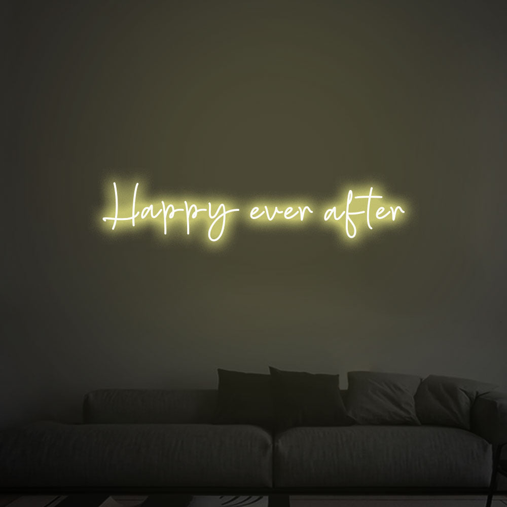 Happy ever after LED Neon Sign