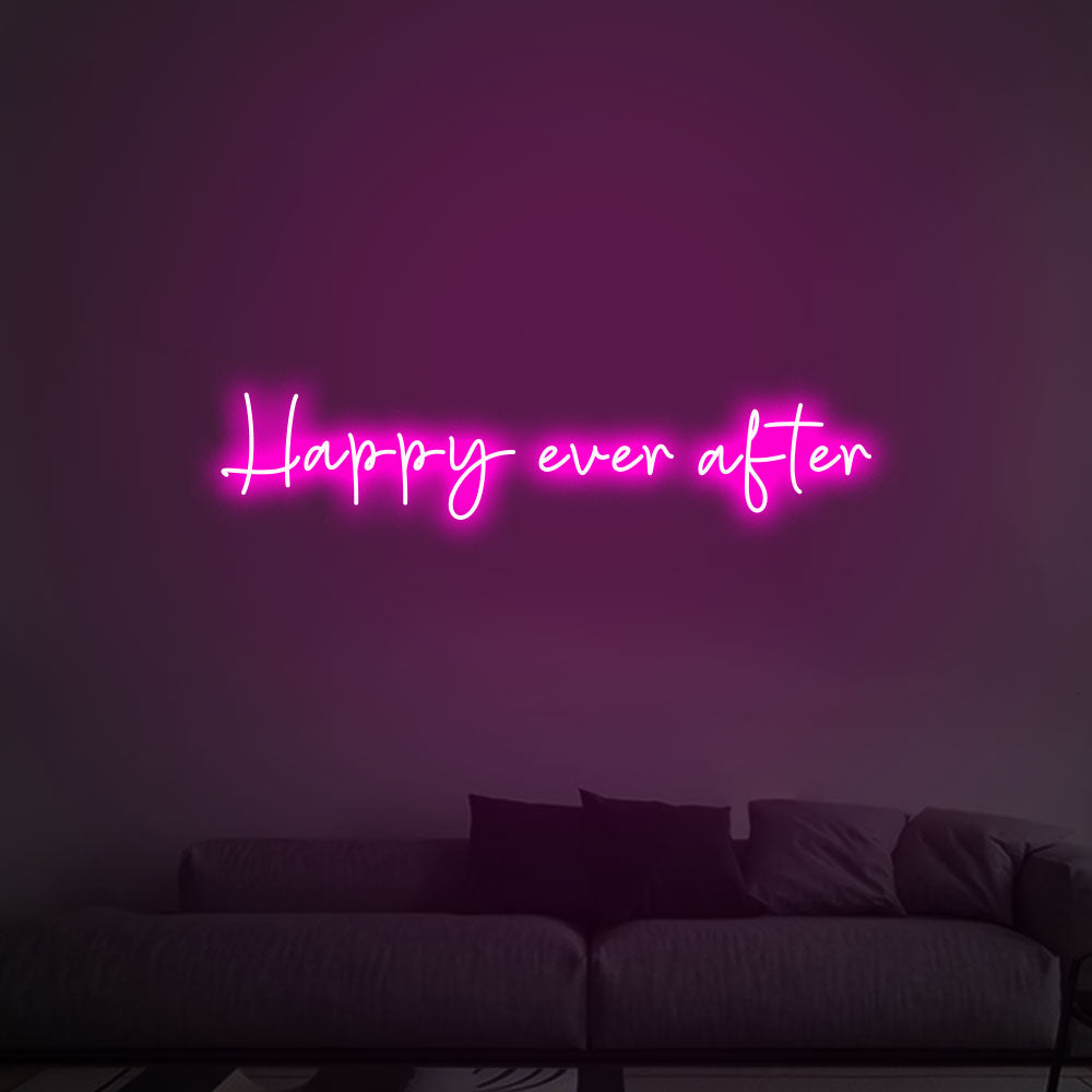 Happy ever after LED Neon Sign