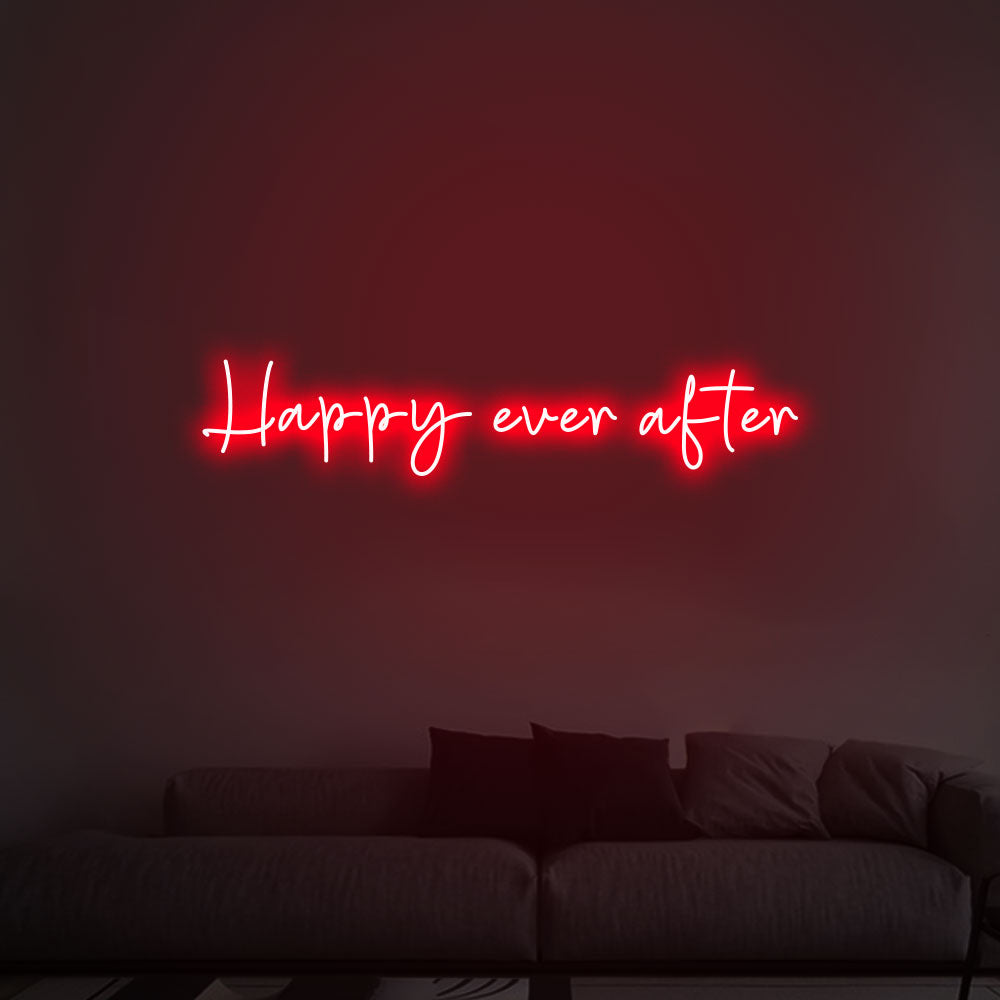 Happy ever after LED Neon Sign