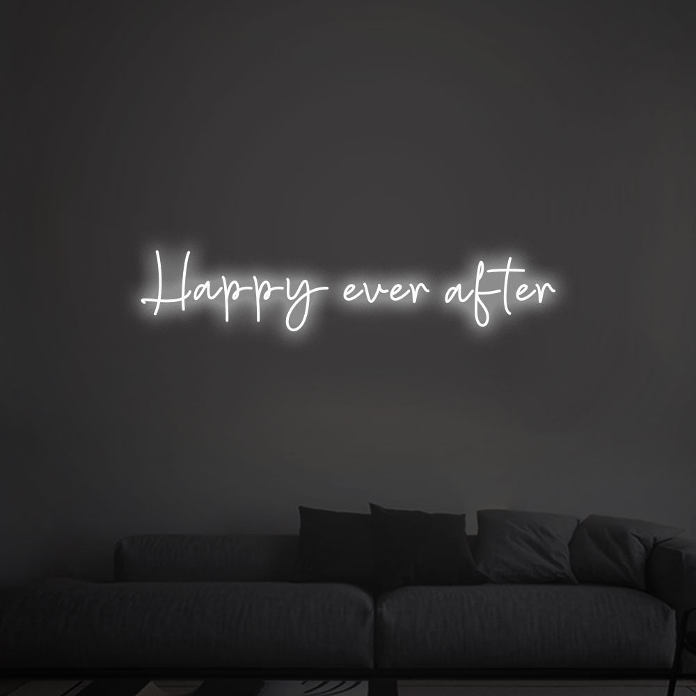 Happy ever after LED Neon Sign