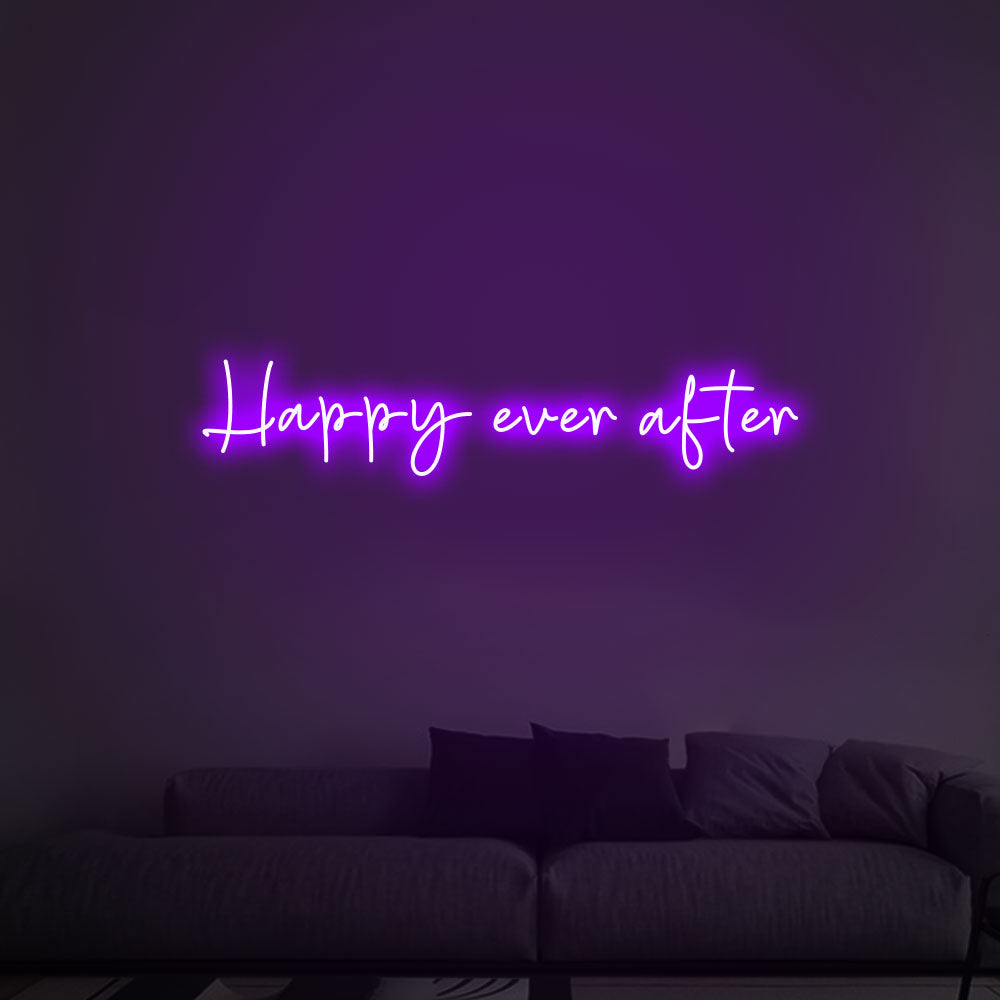 Happy ever after LED Neon Sign