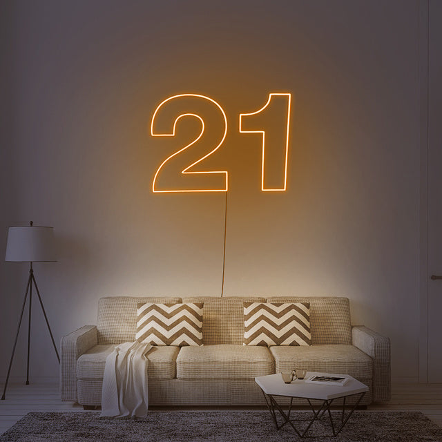 21 LED Neon Sign
