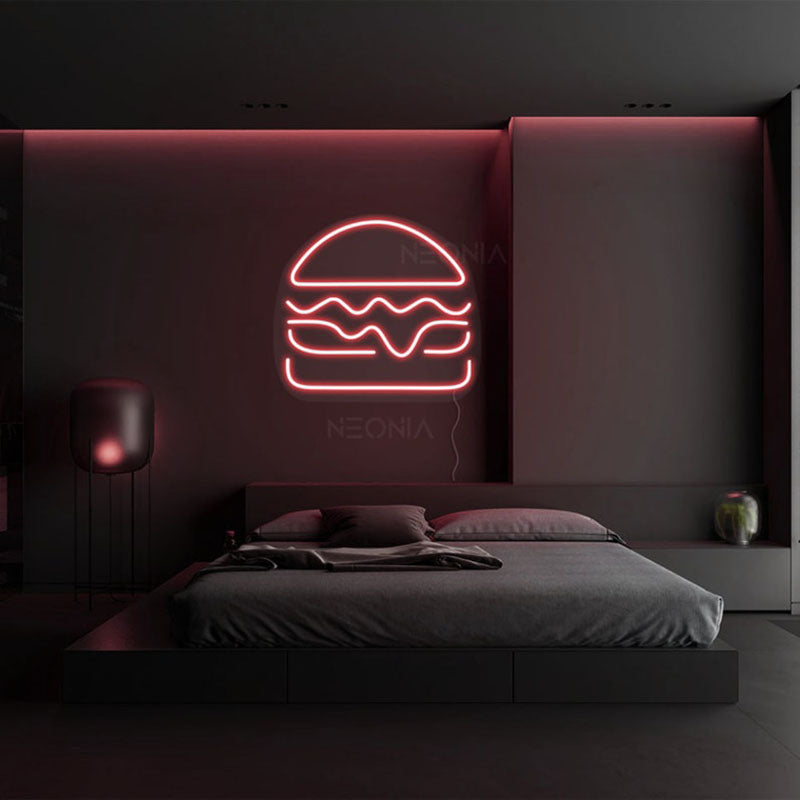 Burger LED Neon Sign