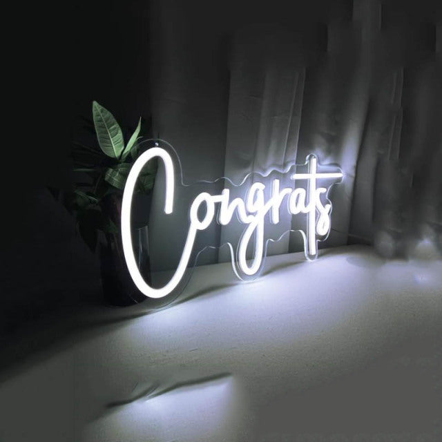 Congrats LED Neon Sign