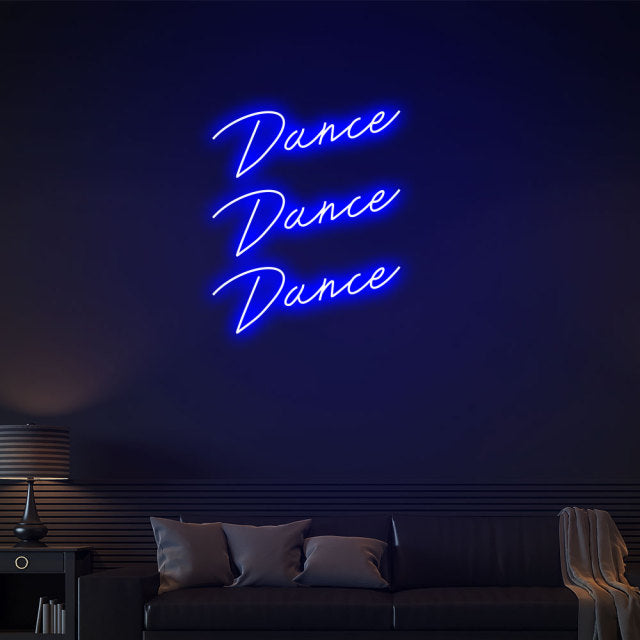 Dance Dance Dance LED Neon Sign