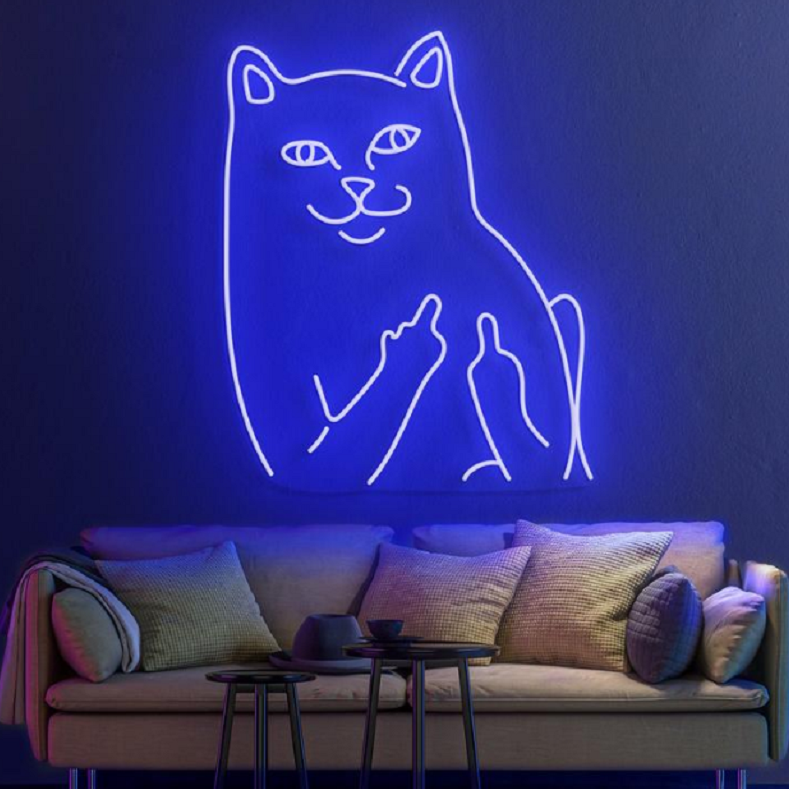 Funky Cat LED Neon Sign
